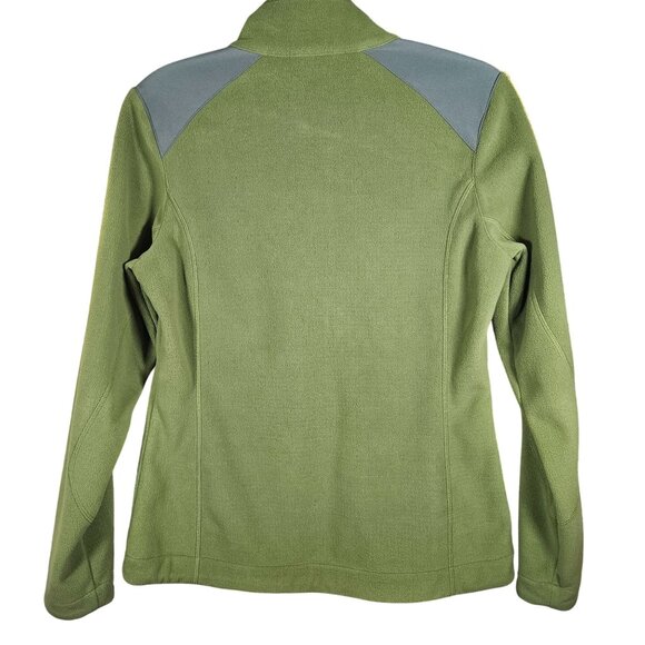 REI Women’s Softshell Fleece Jacket Green Size M Hiking Athflow Gorpcore Outdoor - Picture 3 of 14